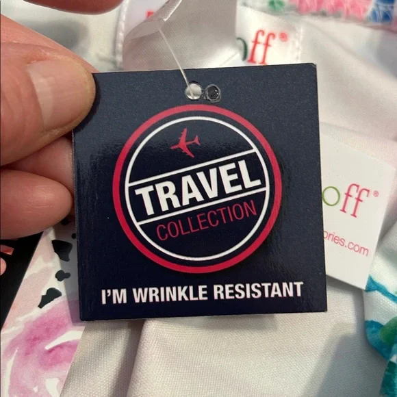 NWT Top It Off Pink Tropical Floral Shift Dress Medium Resortwear Wrinkle Free
N - Picture 7 of 15